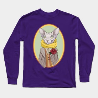 Mr. Sphynx cat Long Sleeve T-Shirt